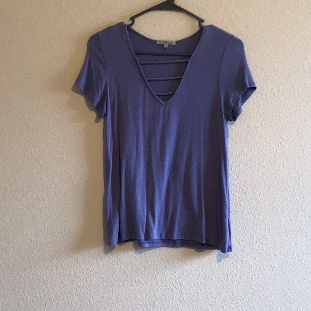 Blue XS v neck